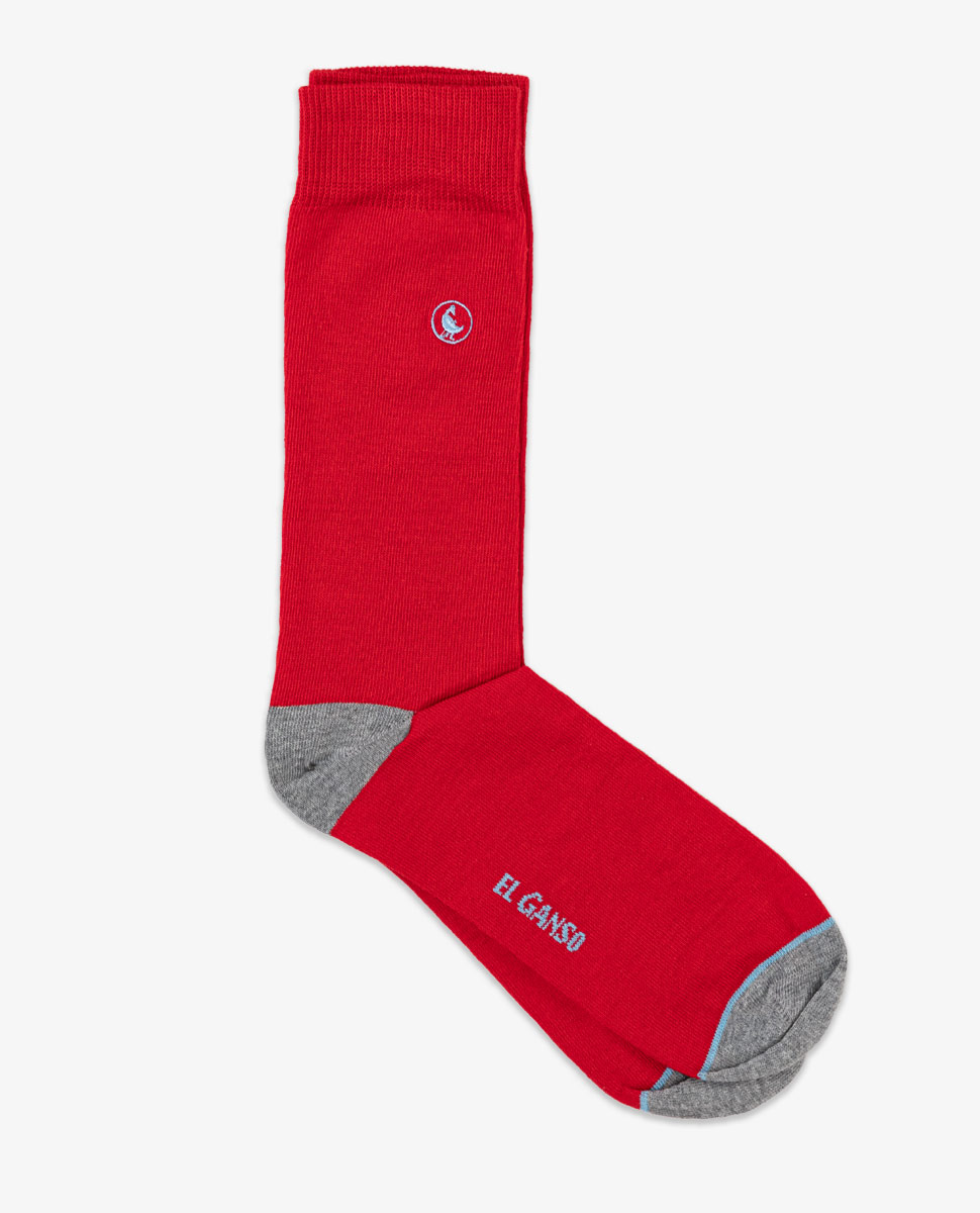 Plain Red Socks