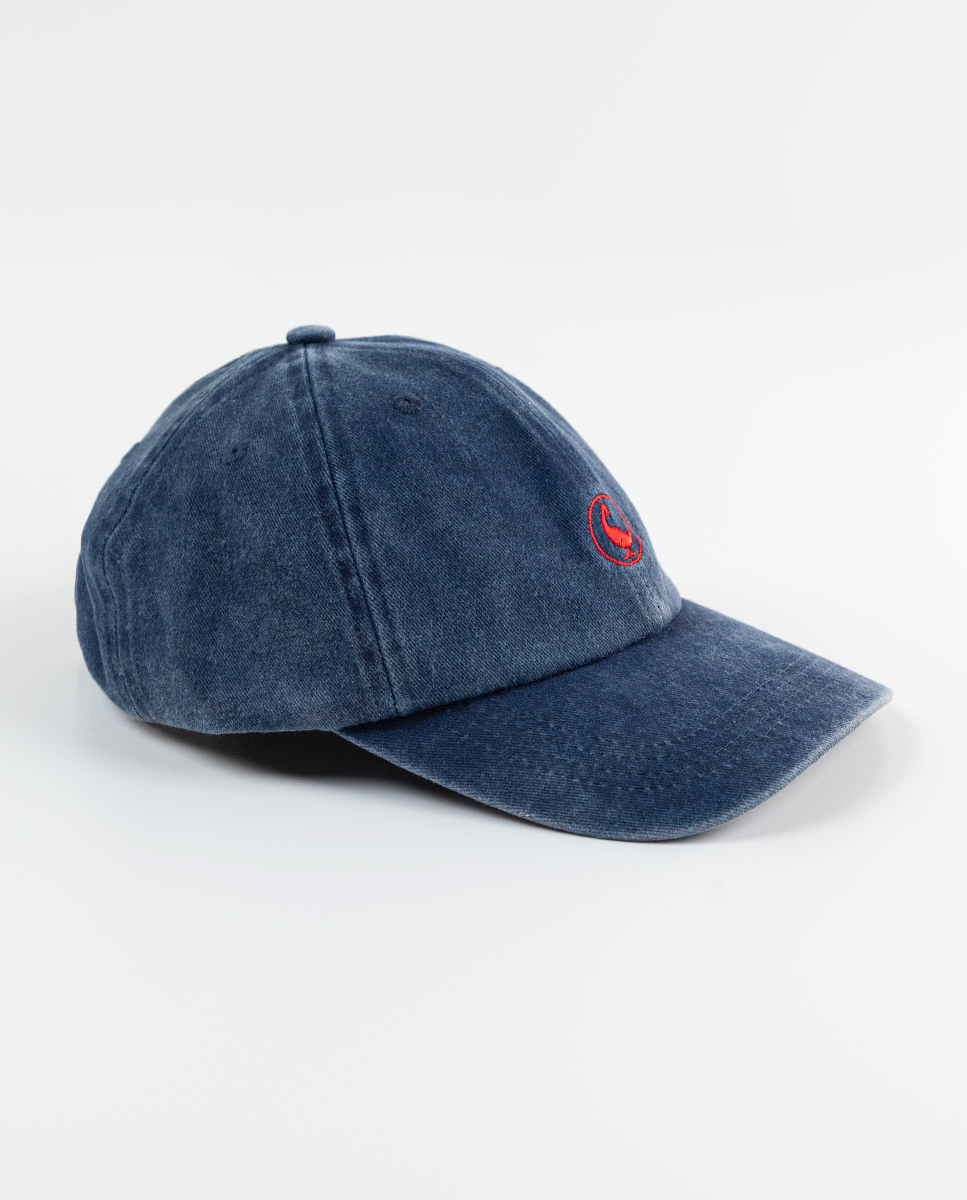 Gorra Twill Lavada Marino