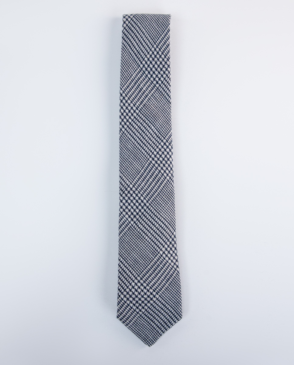 Corbata Cuadro Gales Azul