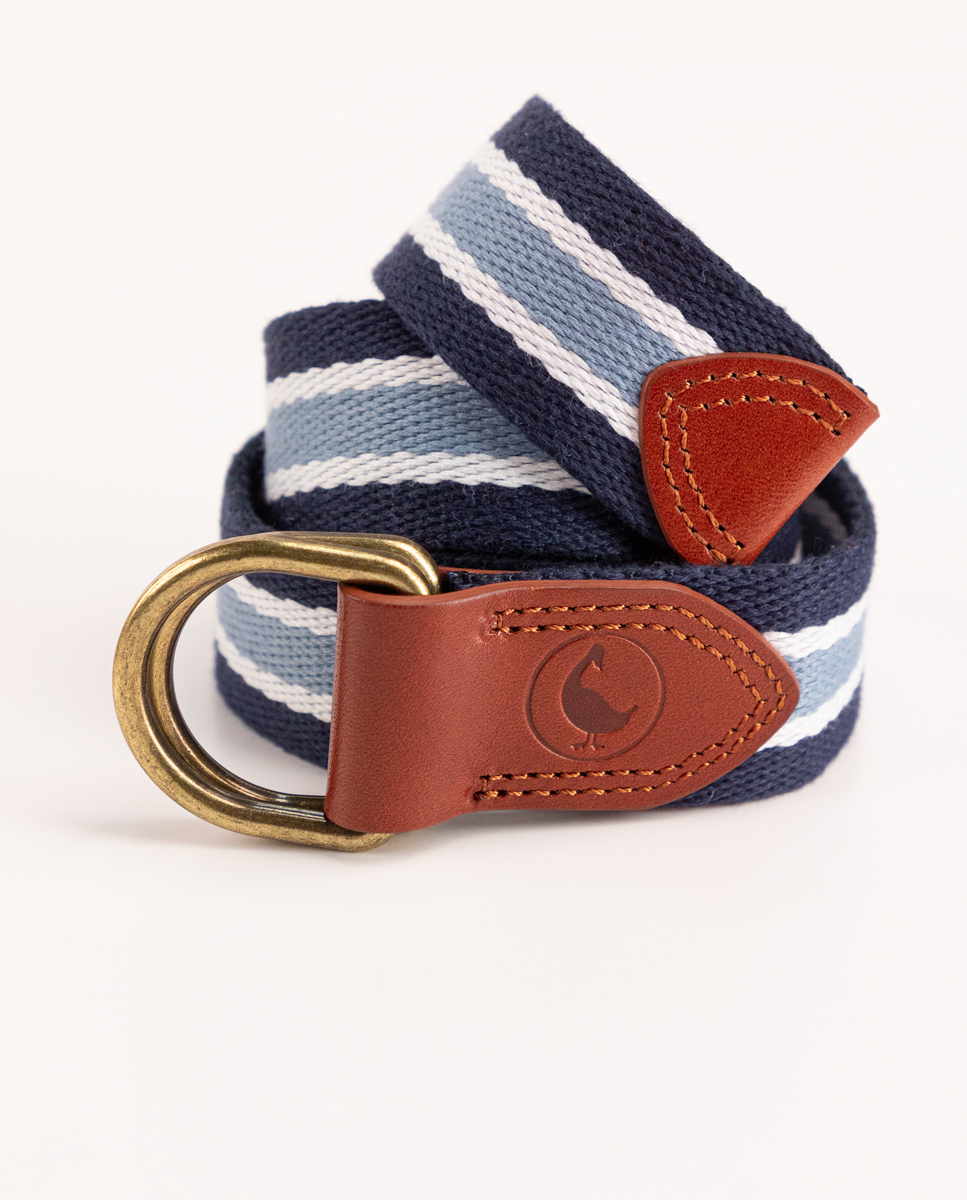 Cinturón Azul Rayas Marino