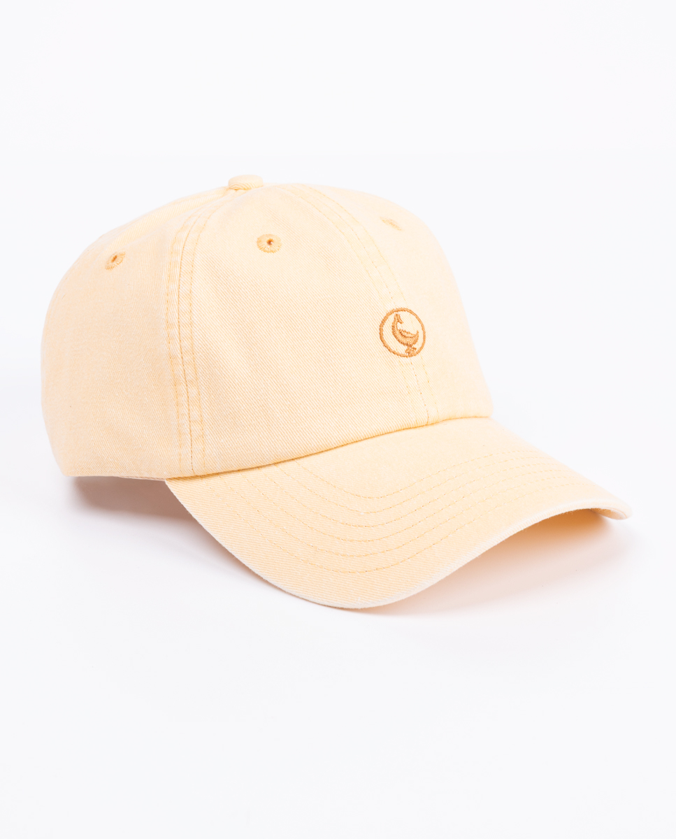 Gorra Algodón Lavado Naranja
