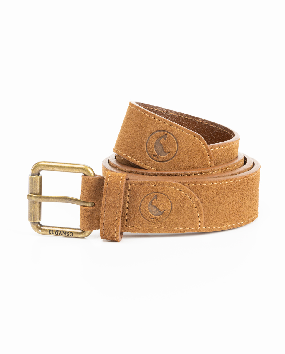 Cinto de camurça marrom