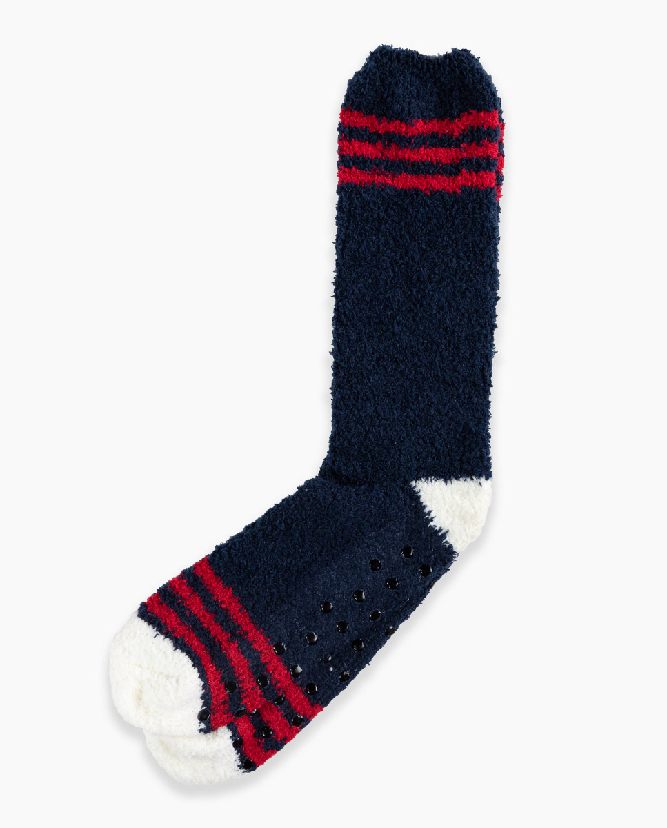Chaussettes Home Chenille Marine