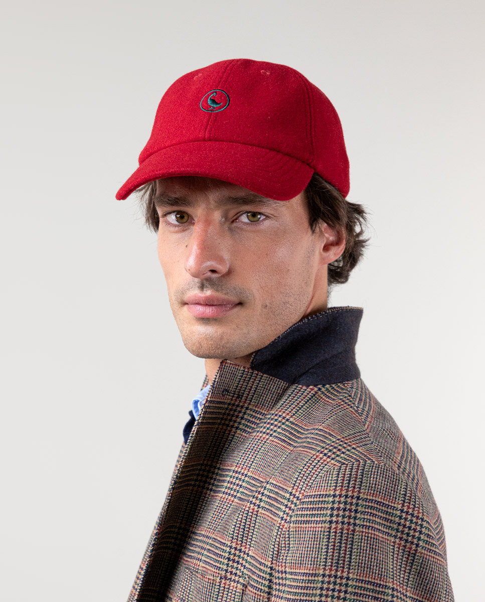 Maroon Wool Hat