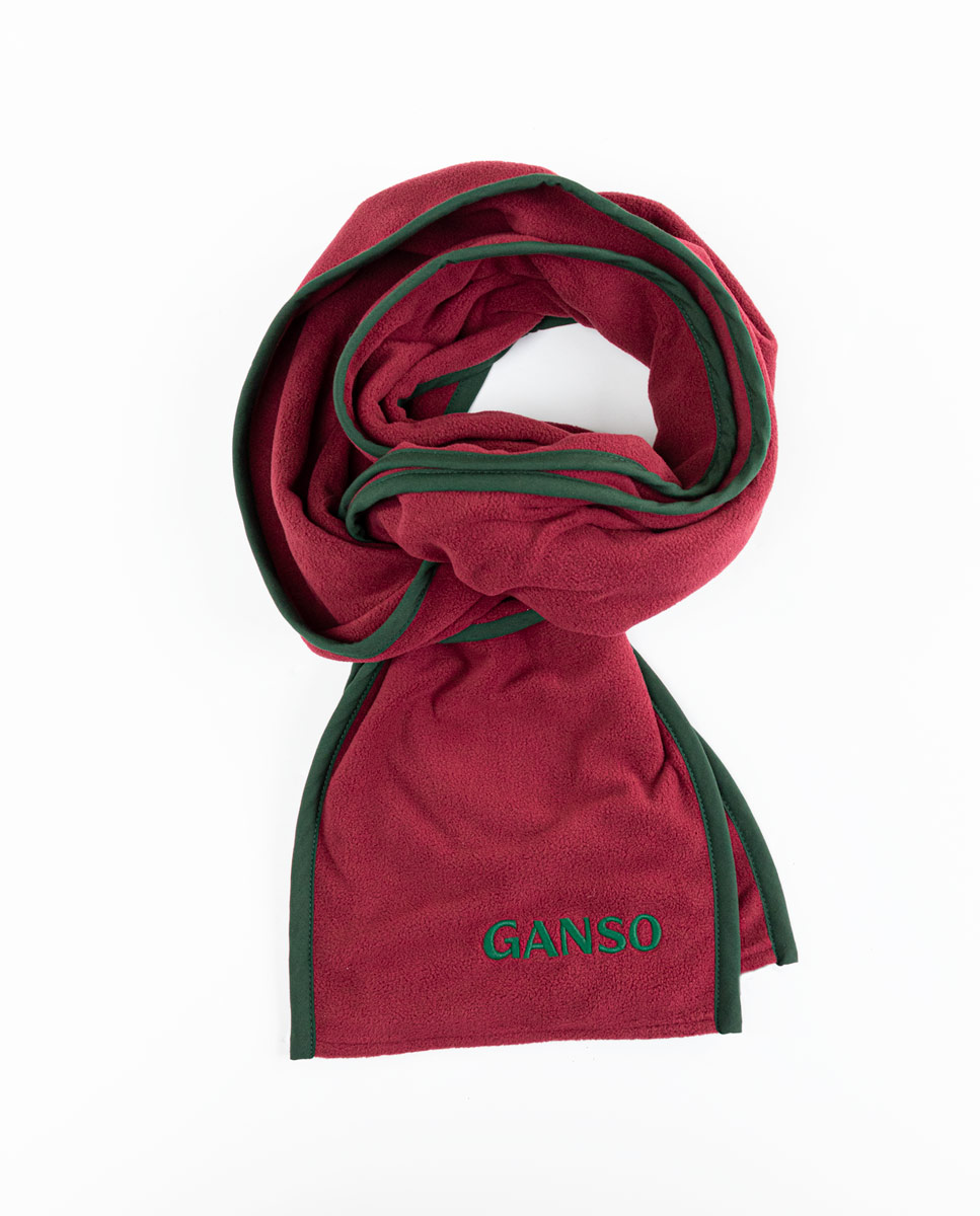 Schal Fleece Bordeauxrot