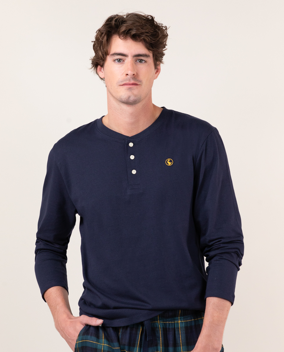 Tee-shirt Manches Longues Marine