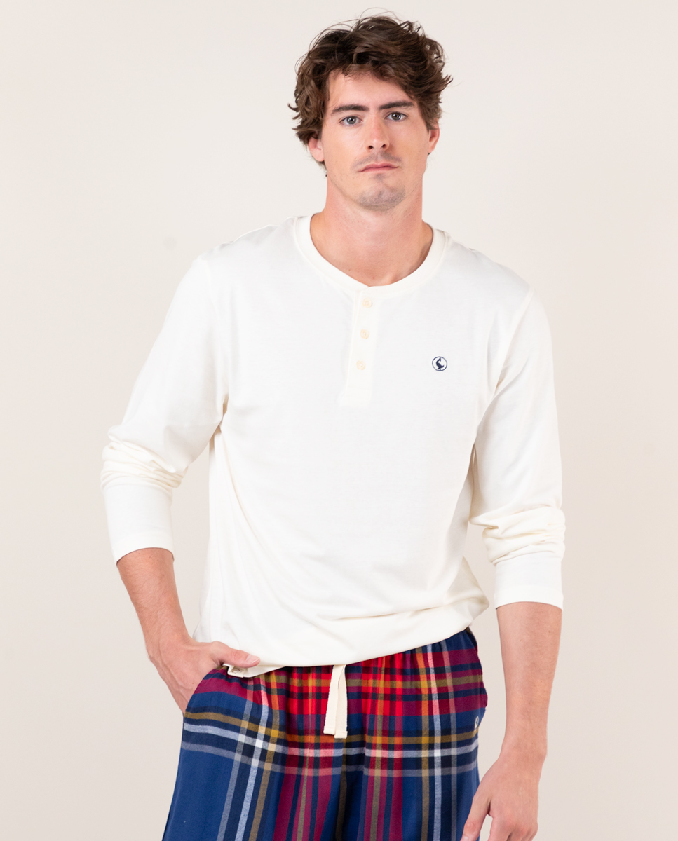 Camiseta Manga Larga Crudo