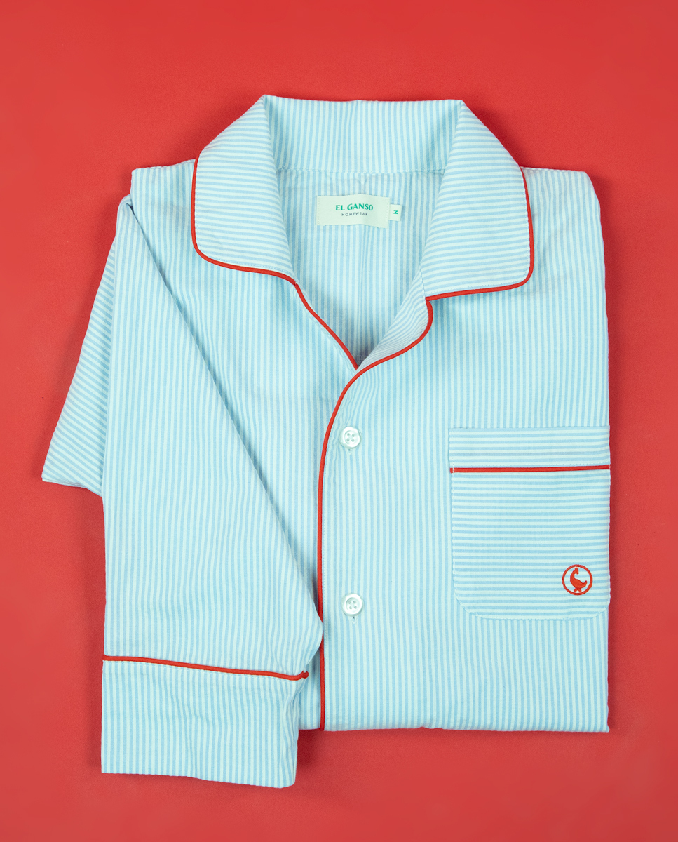 Pijama Azul Rayas Yale