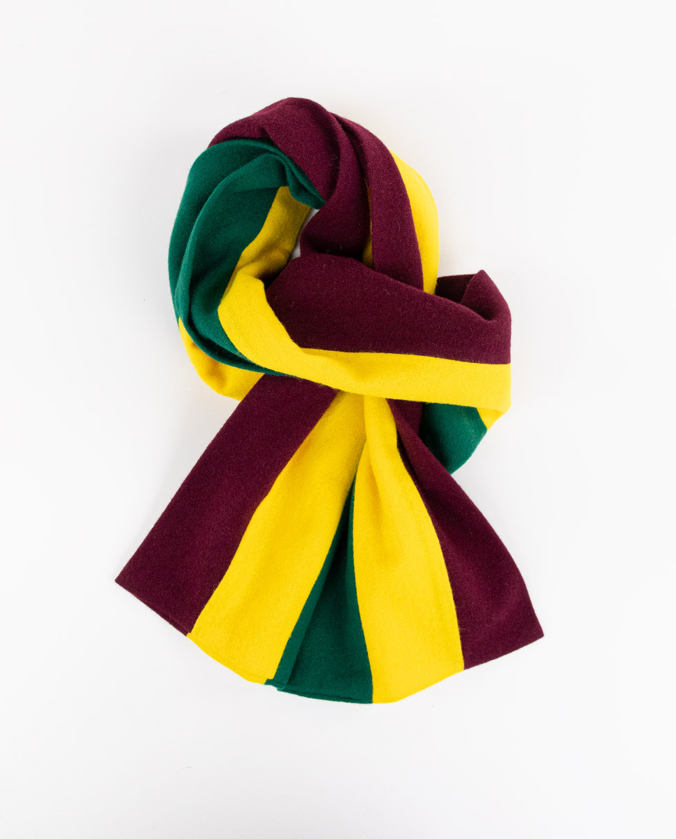 Lenço de lã marrom