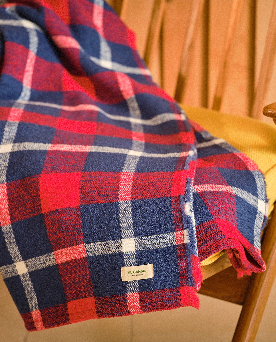 Couverture Tissée 140x190 cm Logo Tartan