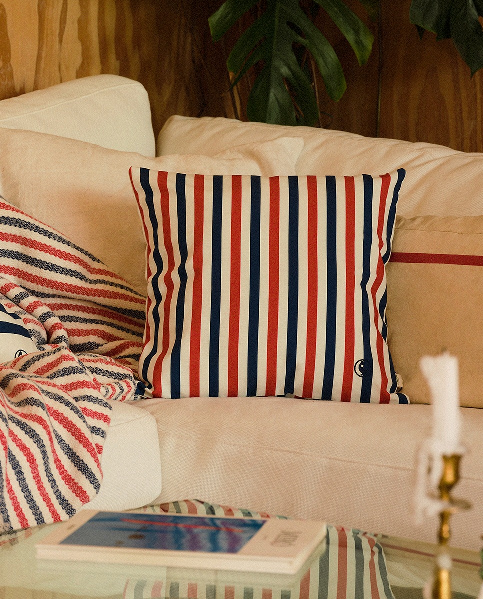 Funda Cojín 40x40 cm Rayas