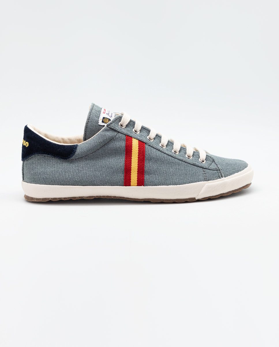 Low Top Canvas Washed Gris RFEF