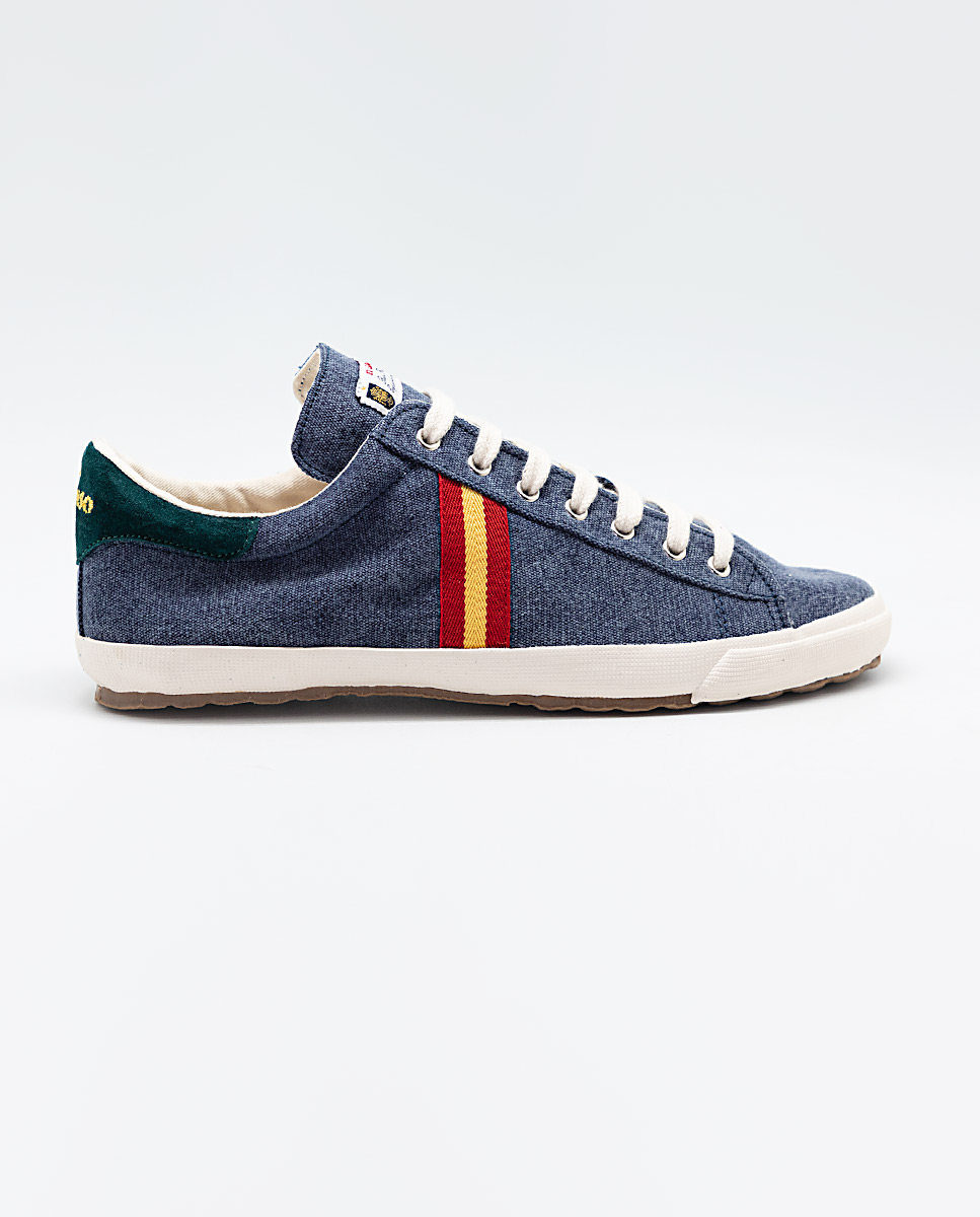 Low Top Canvas Washed Marino RFEF