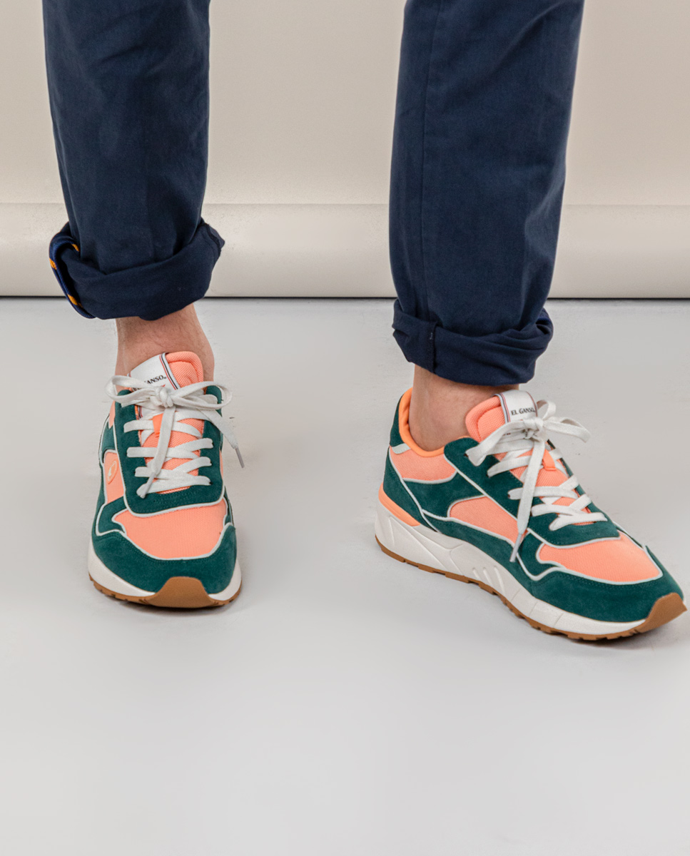 Zapatilla El Ganso & Flex Verde Naranja