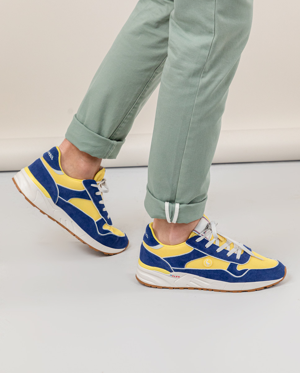 Zapatilla El Ganso & Flex Azul Amarillo