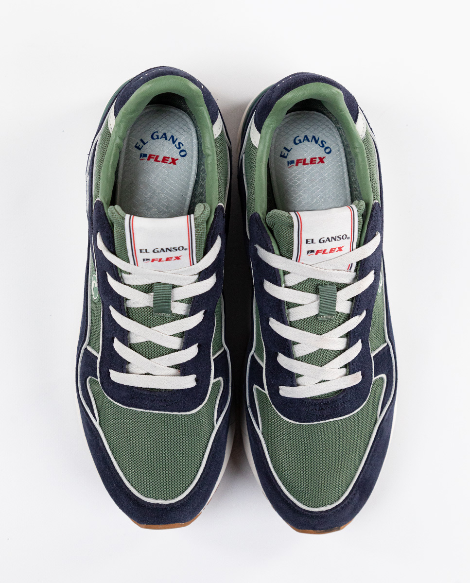 Zapatilla El Ganso & Flex Marino Verde