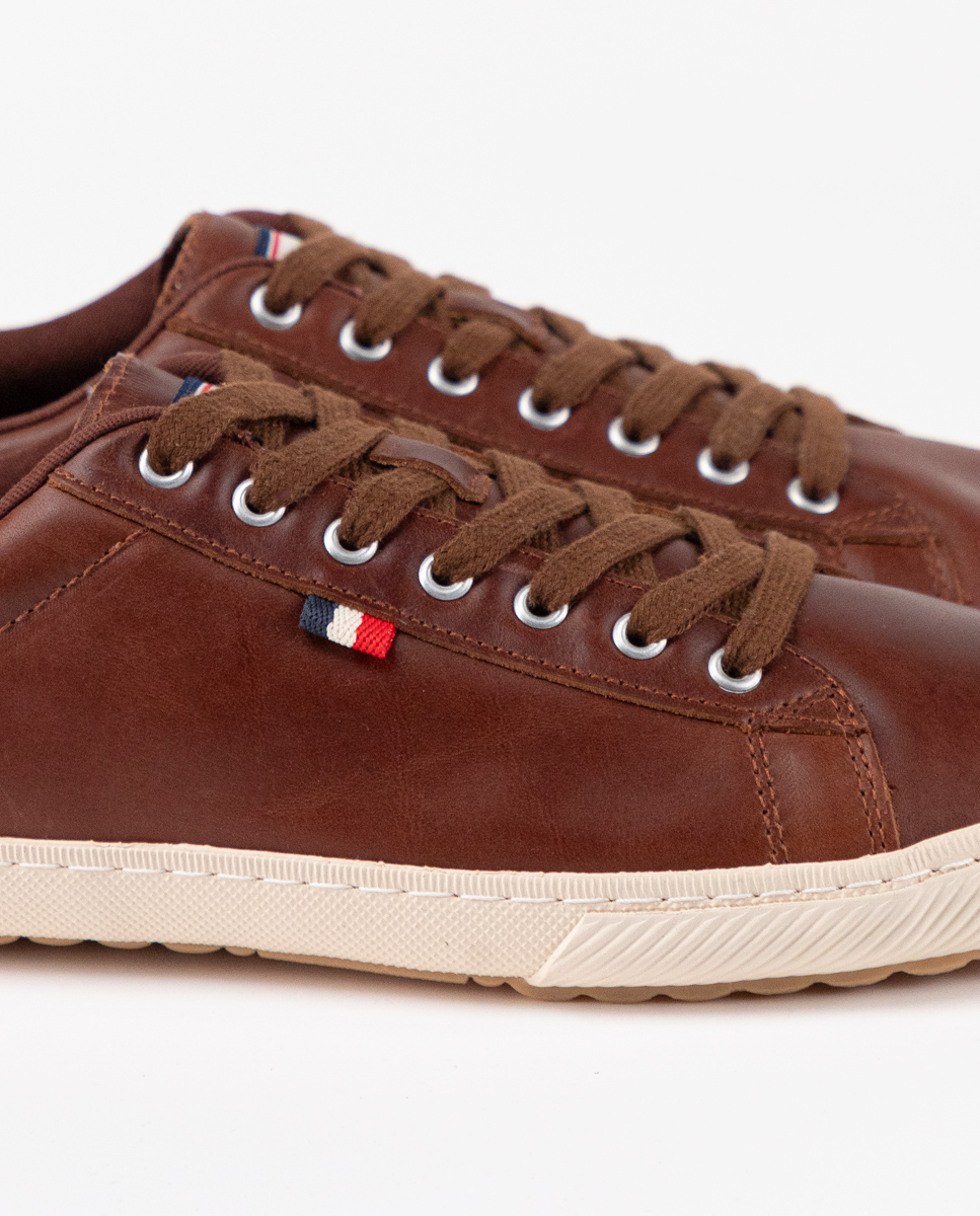 Low Top Piel Marrón