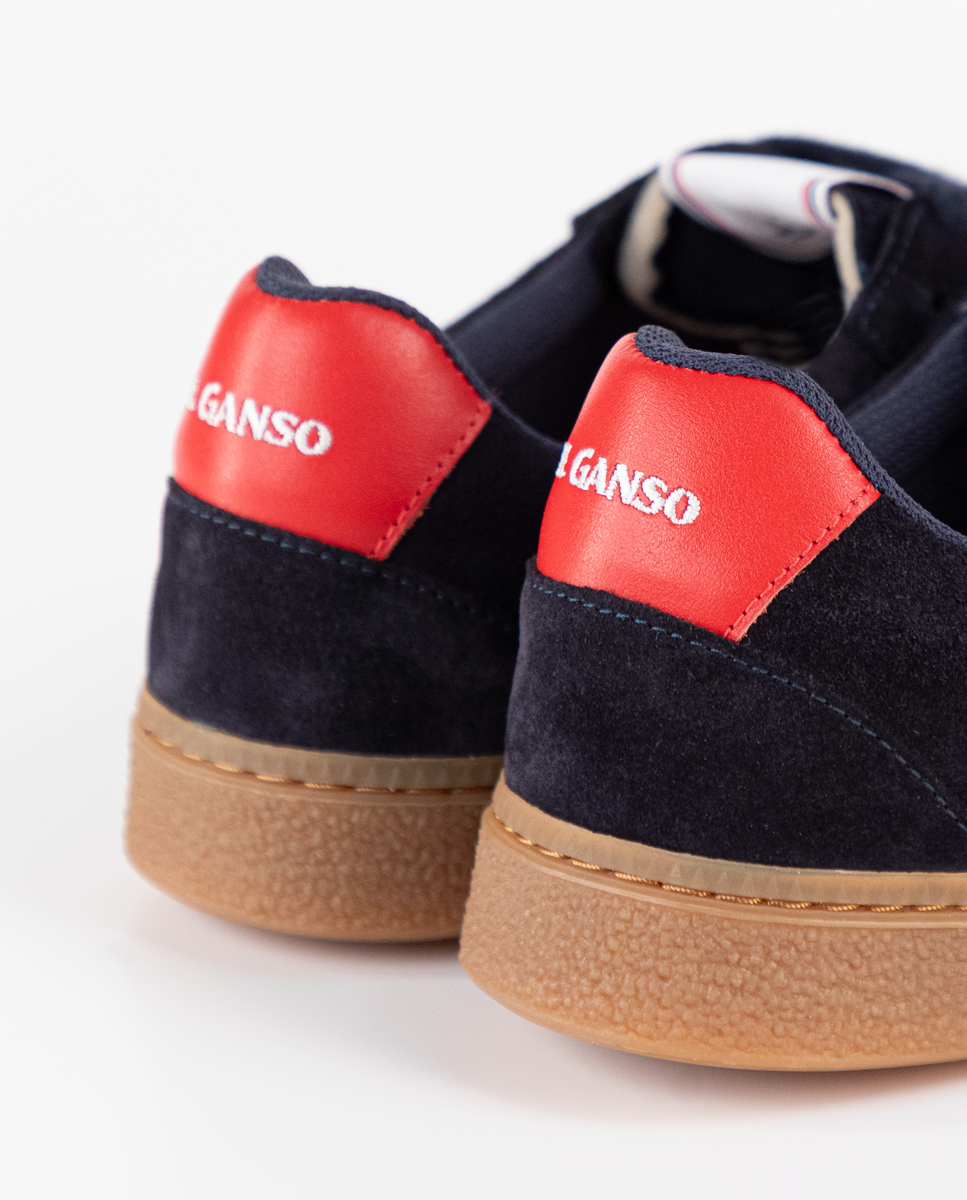 Zapatilla Setentera Ante Marino