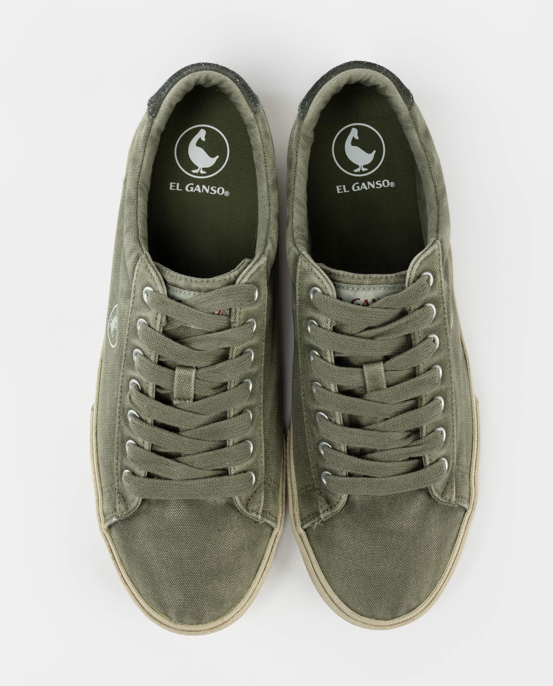 Low Top Garment Dyed Kaki
