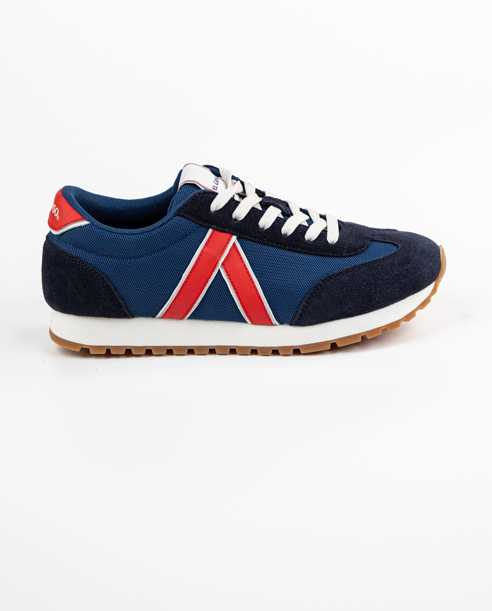 Navy Walking Running Sneakers