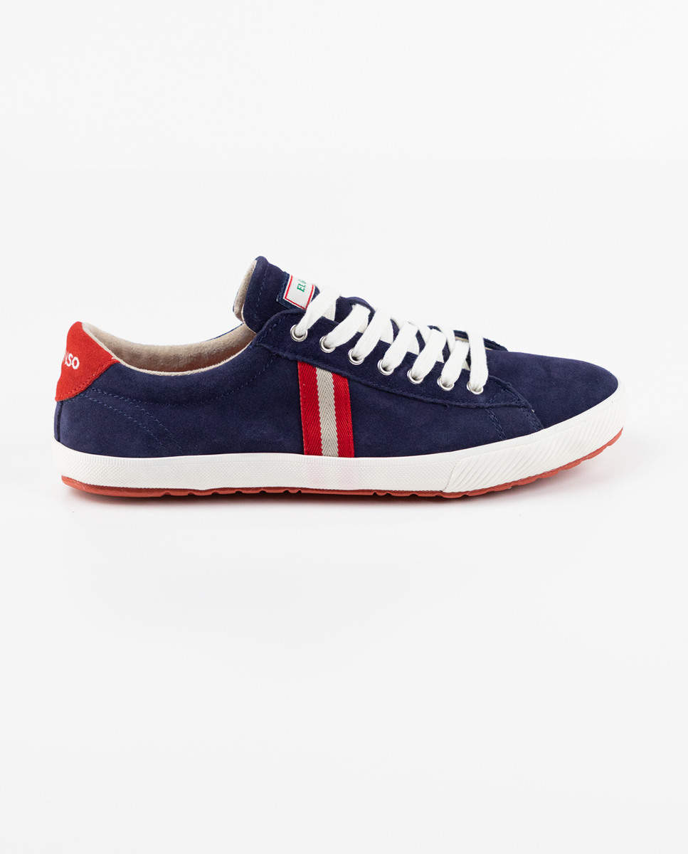 Low Top Wildleder Marineblau