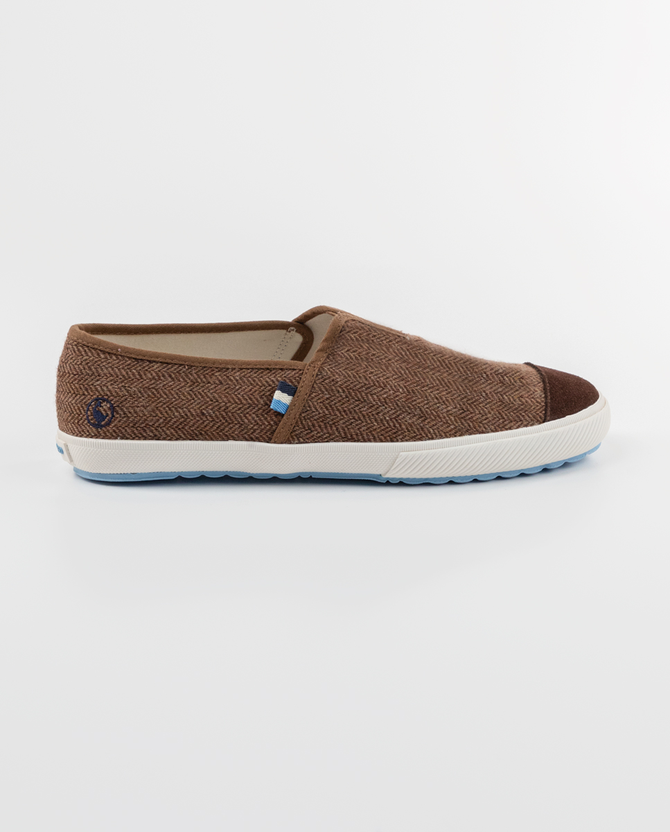 Brown Herringbone Urban Espadrilles