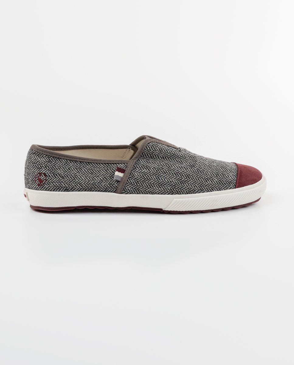 Grey Herringbone Urban Espadrilles