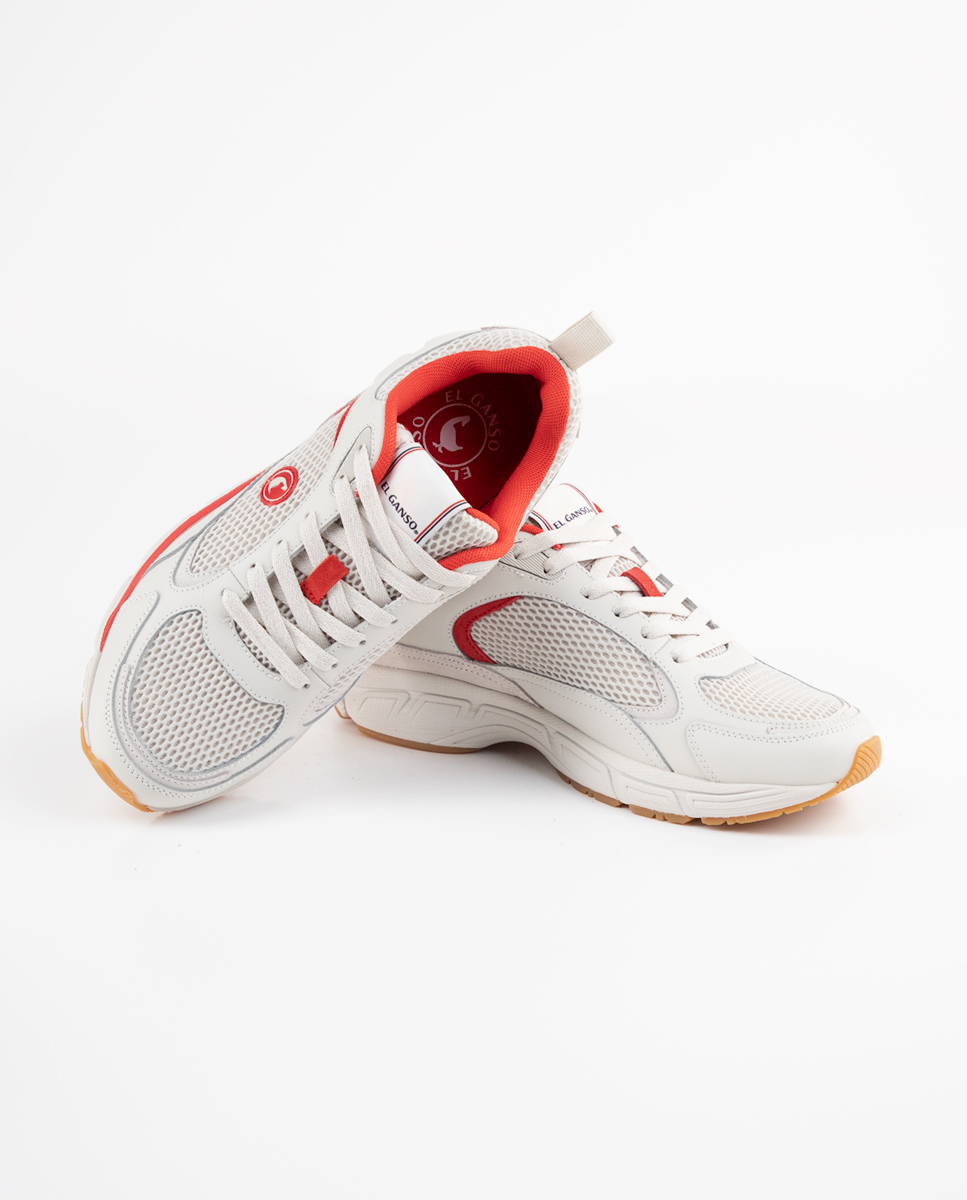 Red Track Mix Sneakers