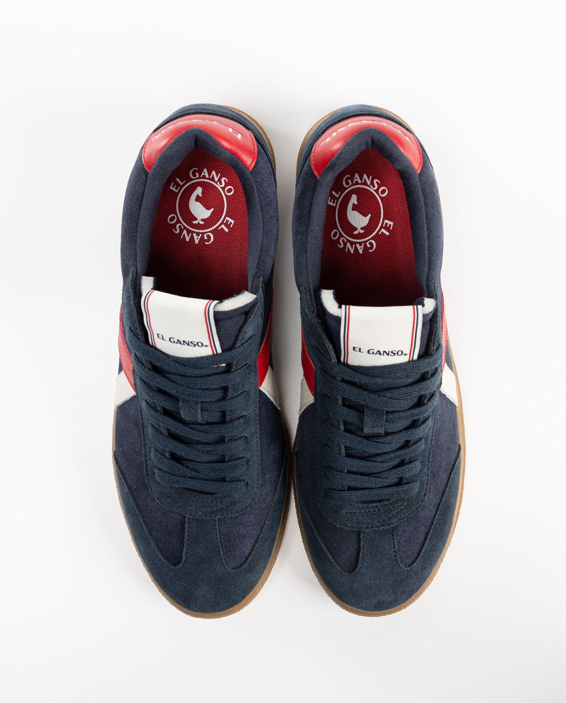 Tennis Années 70 Daim Marine