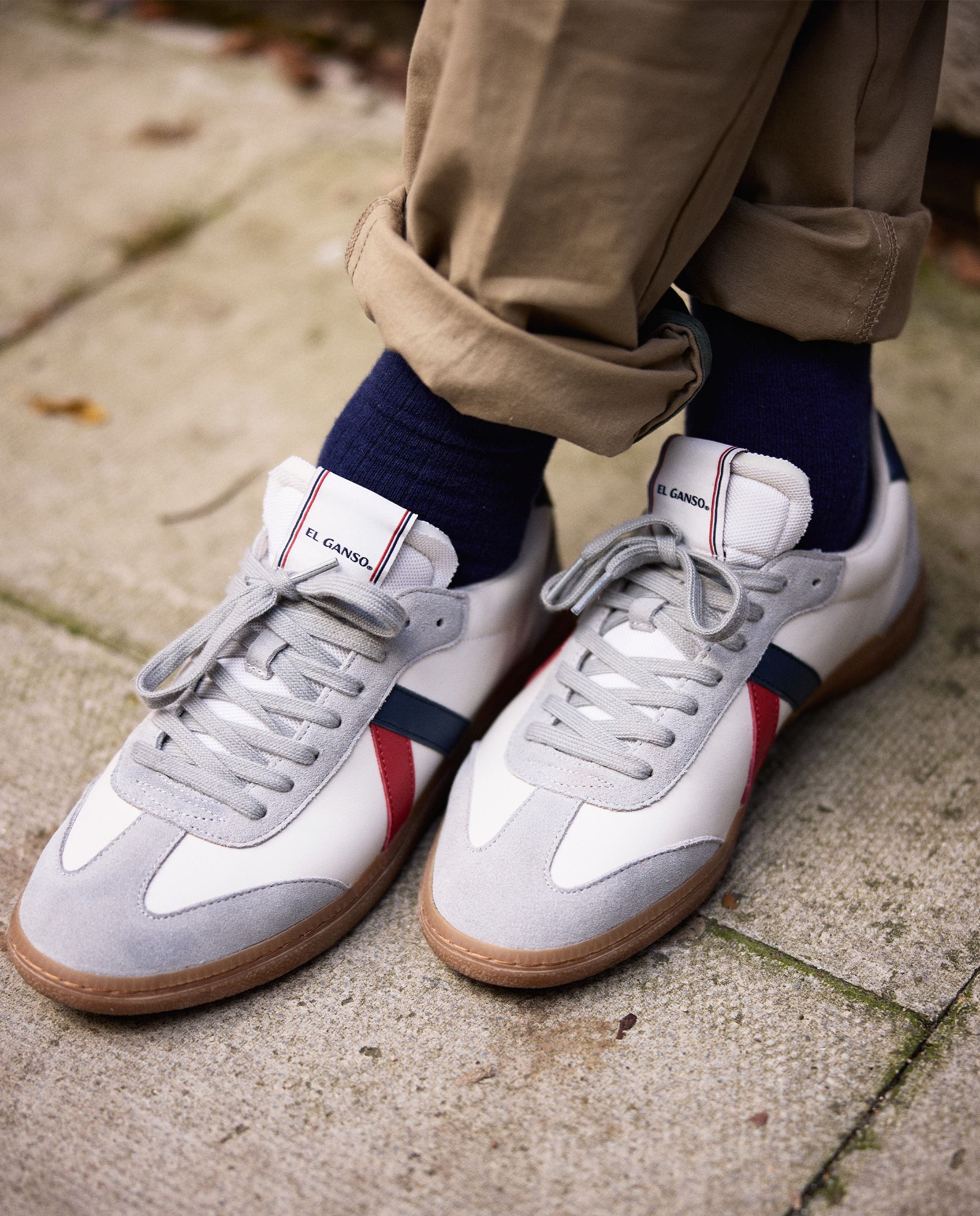 Tennis Années 70 Peau Écrue