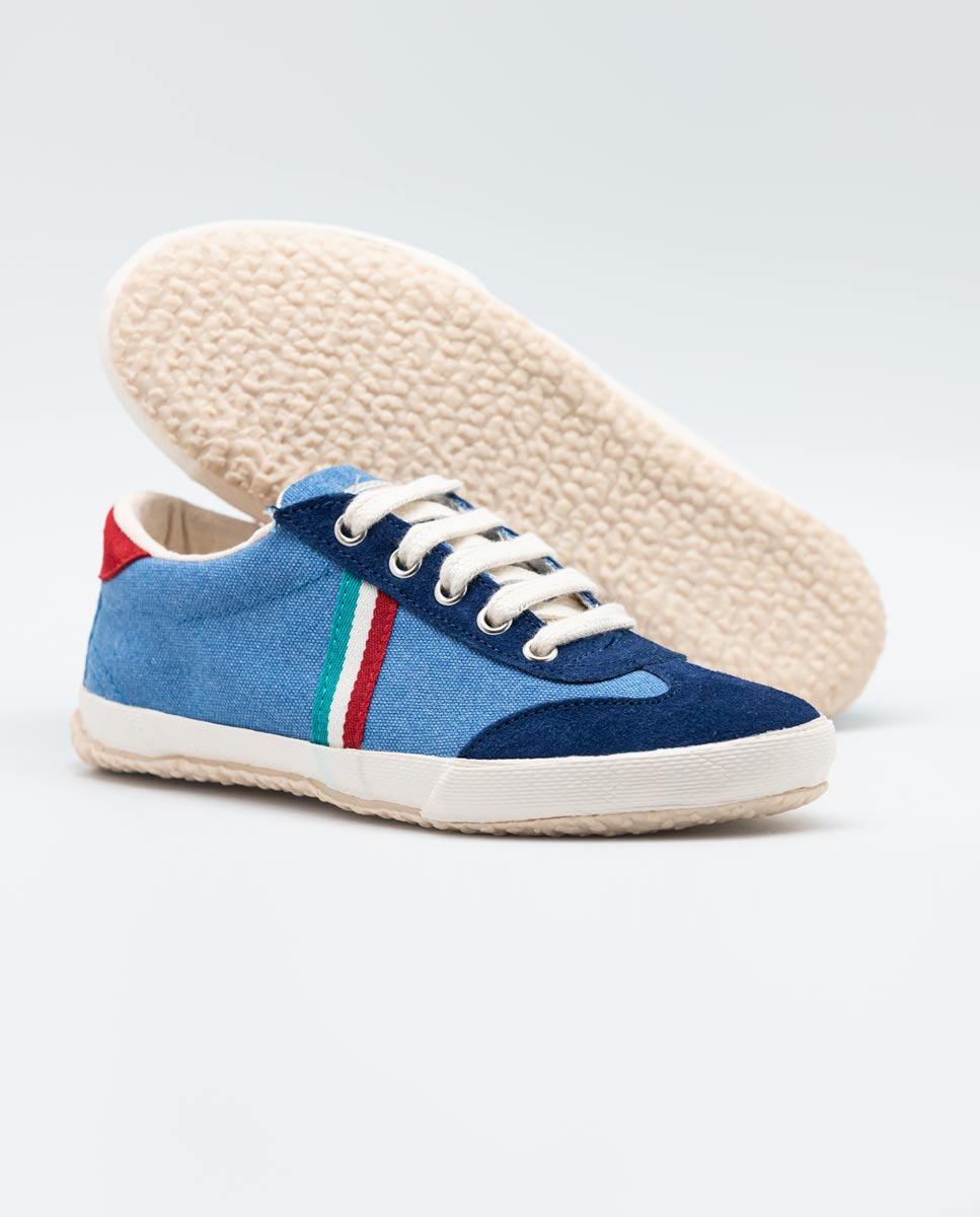 Match Washed Canvas Azul Gum Ribbon