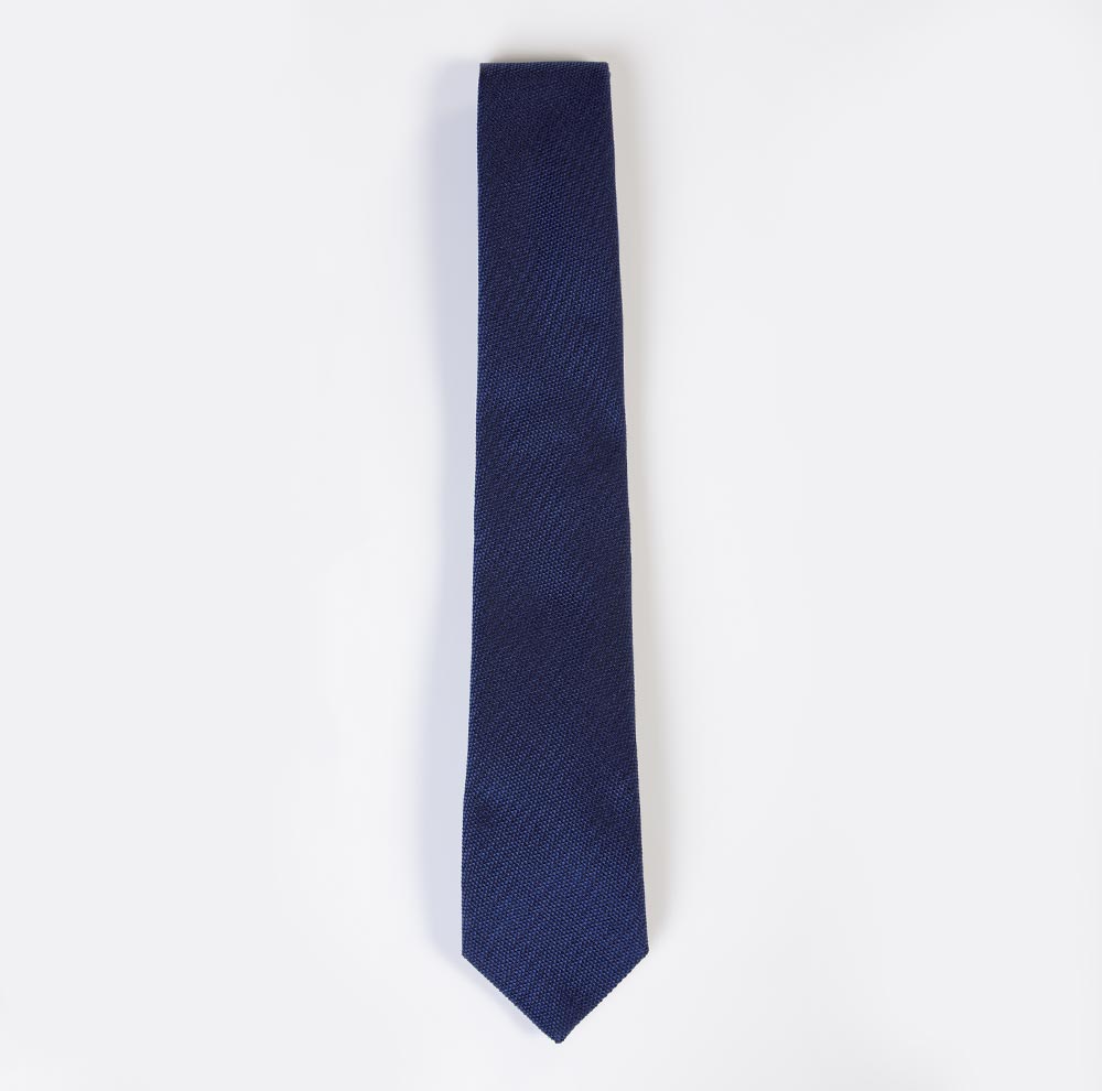 Plain Navy Tie