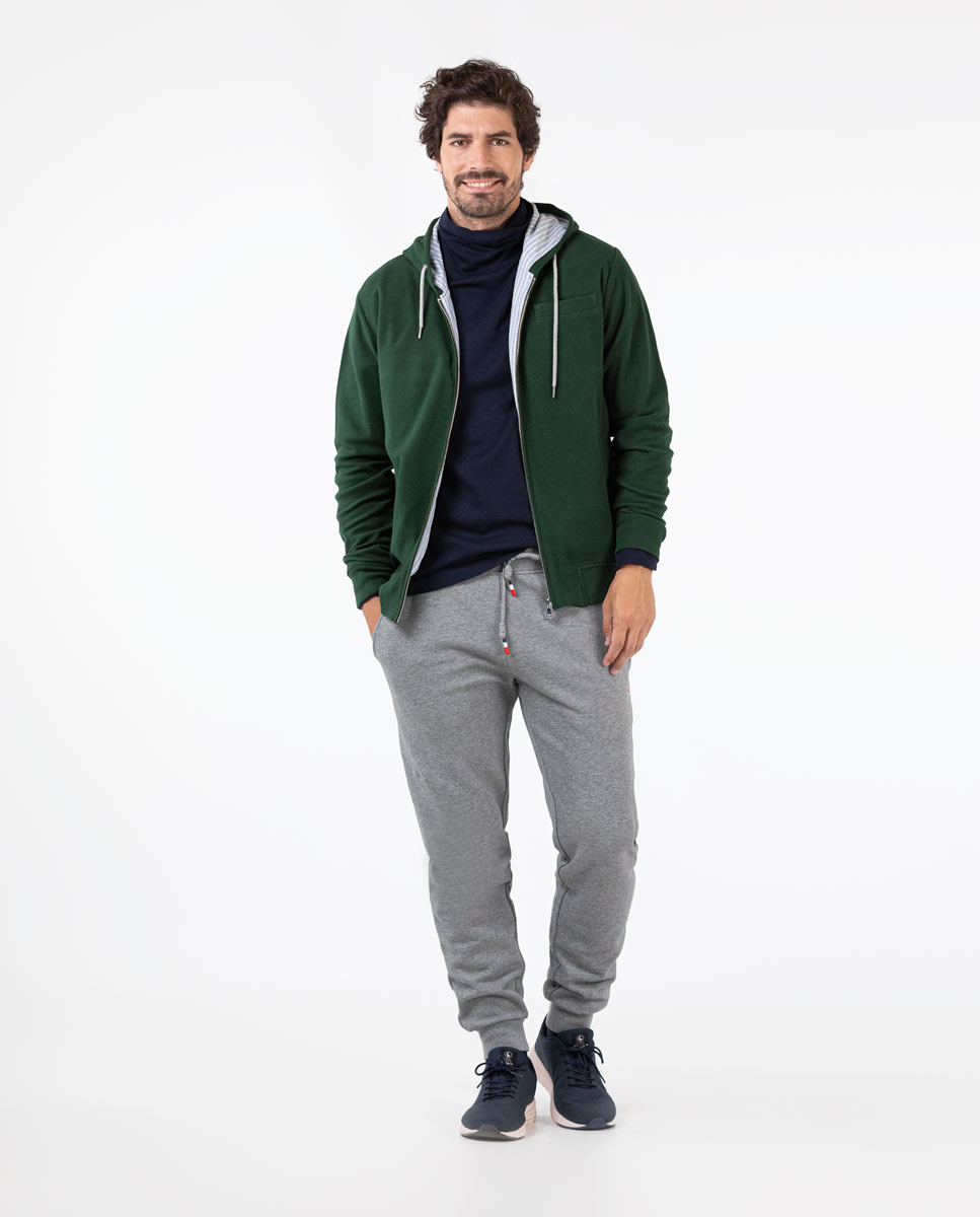 Sudadera Capucha Verde