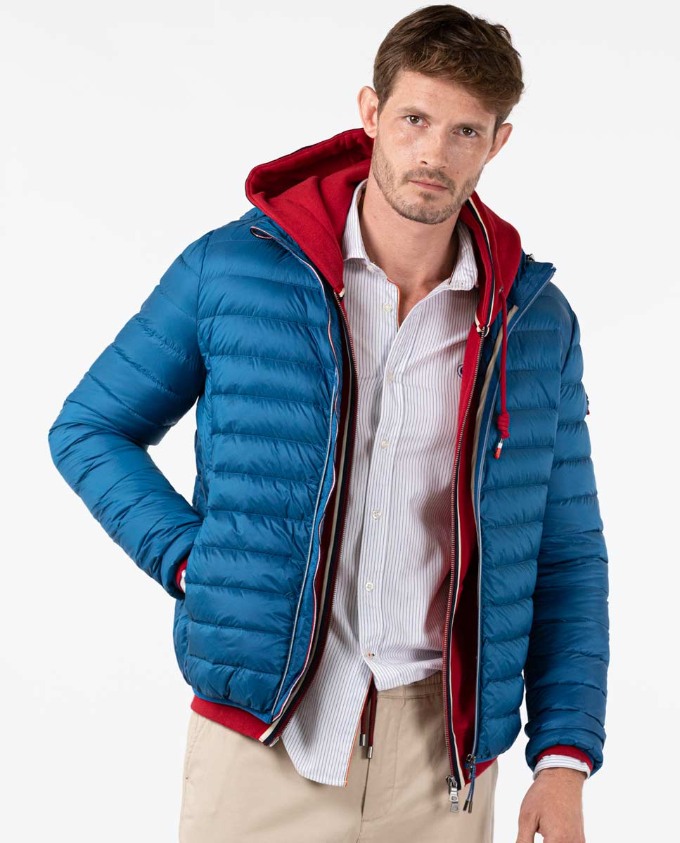 Chaqueta Plumas Azul