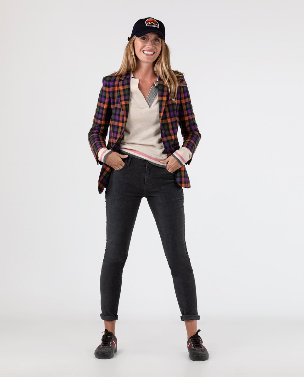 Multicolour check Vichy Blazer