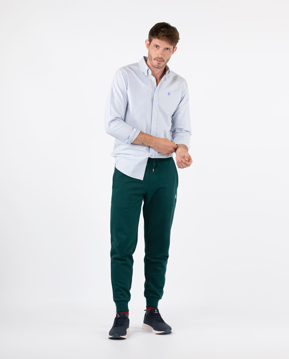 Pantalón Chandal Verde Botella