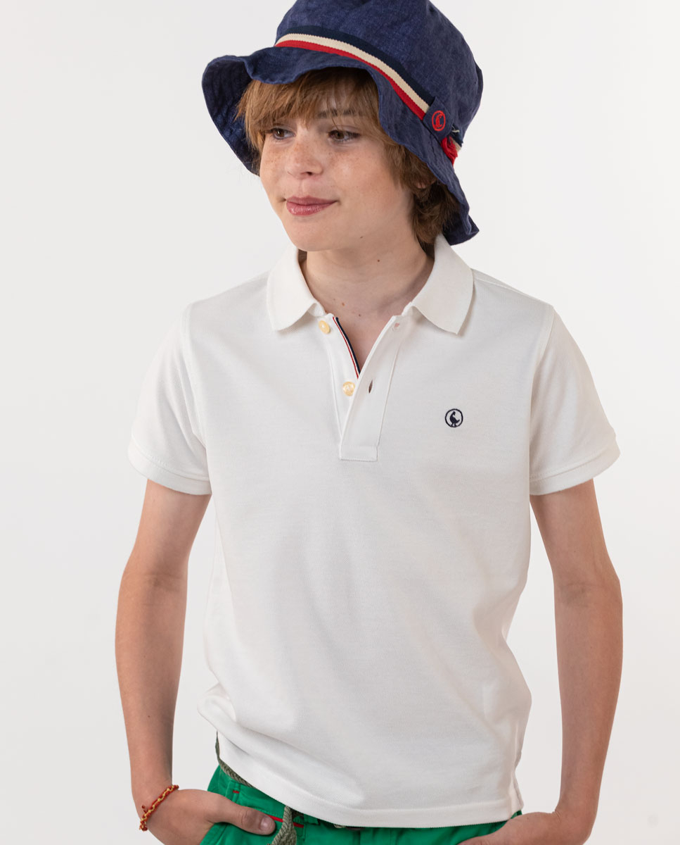 Plain White Polo