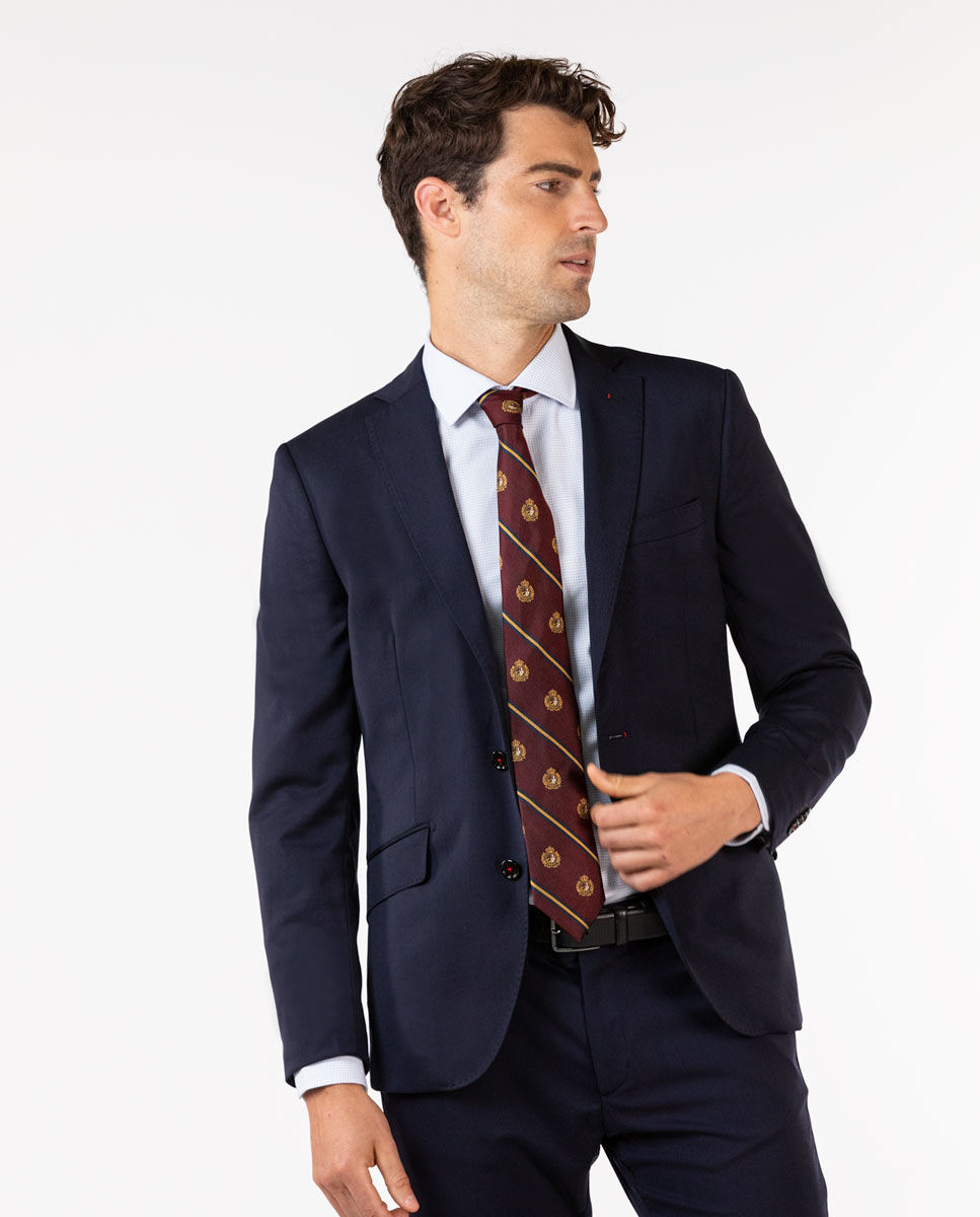 Veste Unie Bleu Marine
