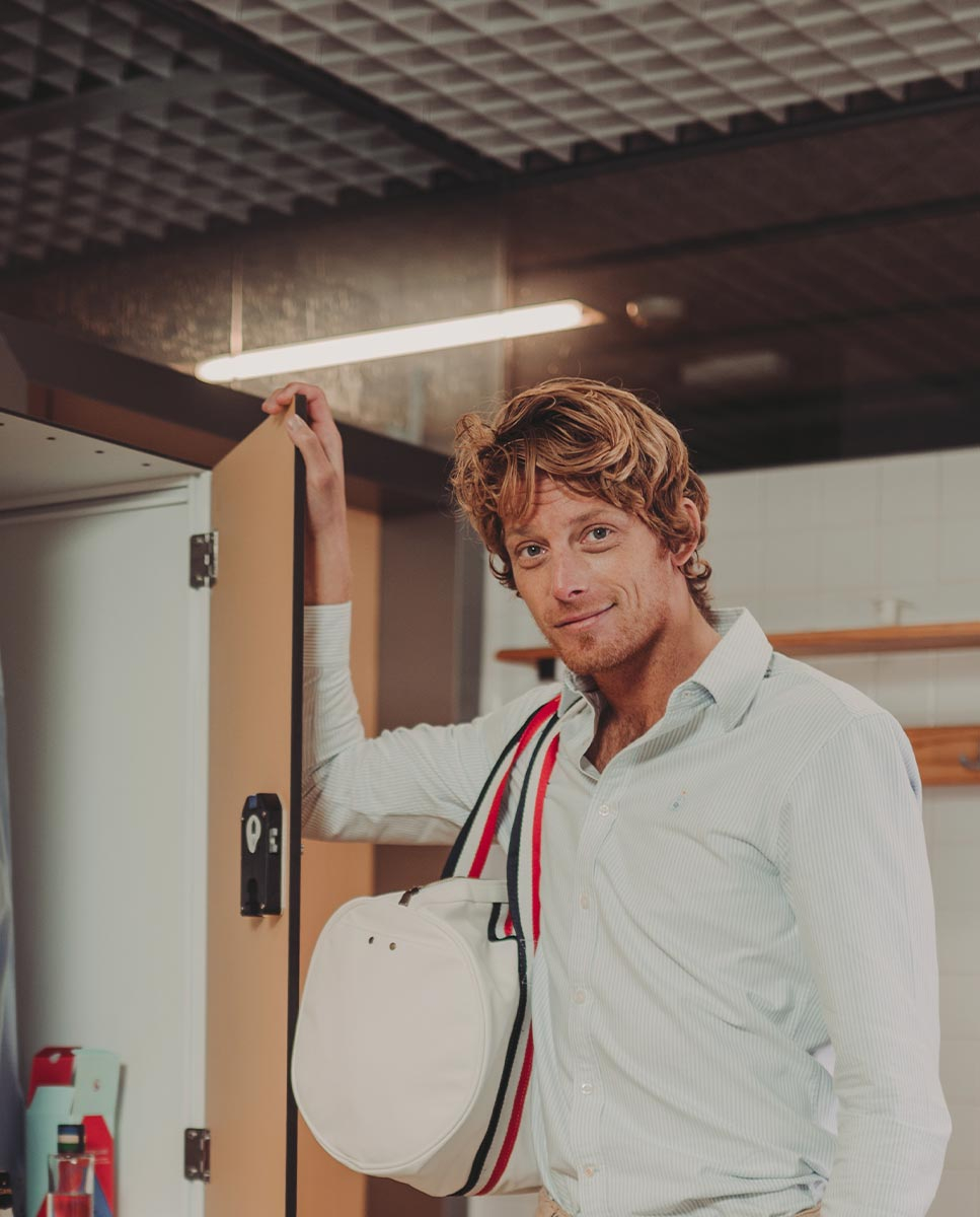 Camisa Riscas Azul Yale RSFF