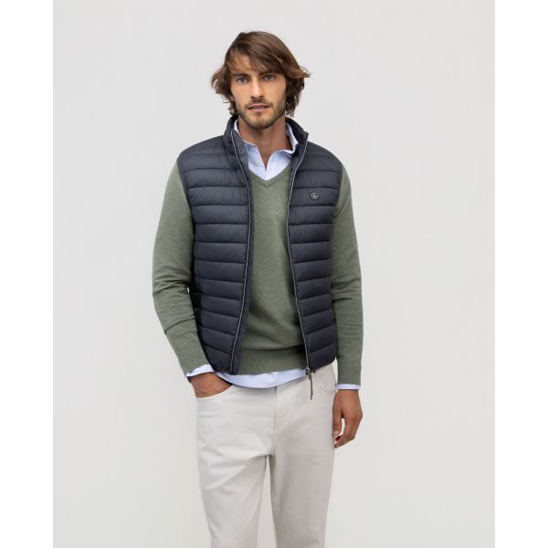 Chaleco Básico Acolchado Gris