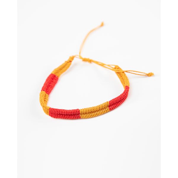 Bracelet Bicolore Jaune Rouge