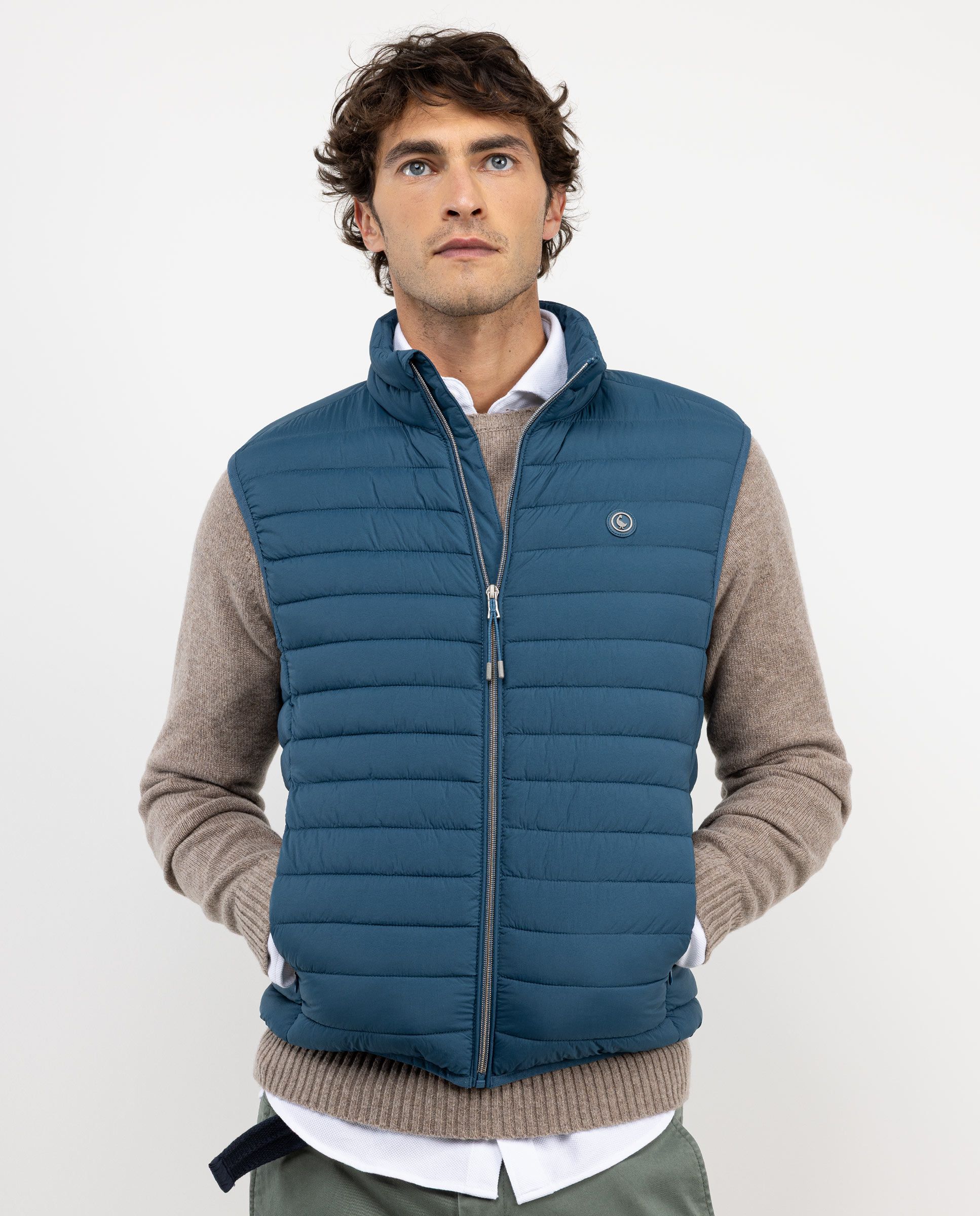 El Ganso® Chaleco Acolchado Básico Azul