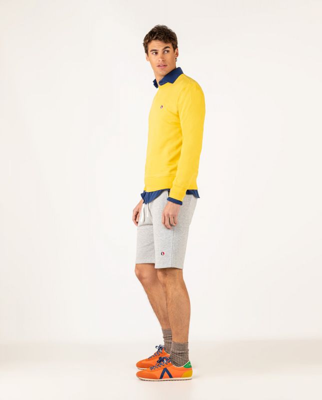 Bermuda Chandal Gris Melange | Moda Hombre | El Ganso®