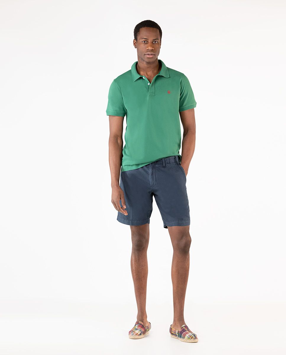 Blue Linen Bermuda Shorts | El Ganso®