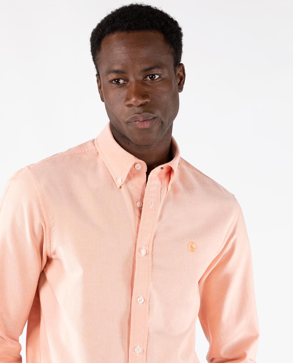 Orange oxford shirt