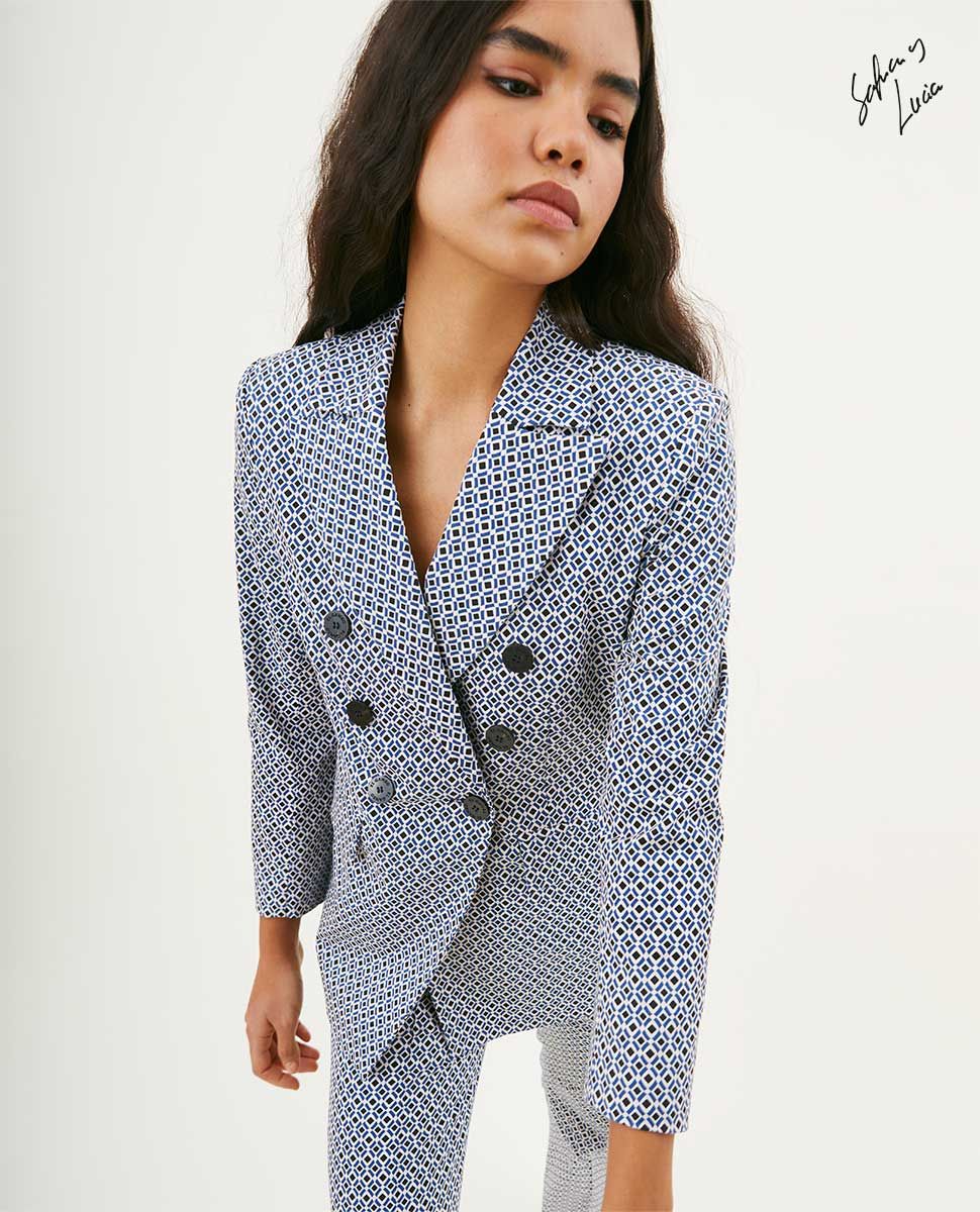 Americana Coordinada Estampada El Ganso x Sofía\u0026Lucía | Moda | El Ganso®