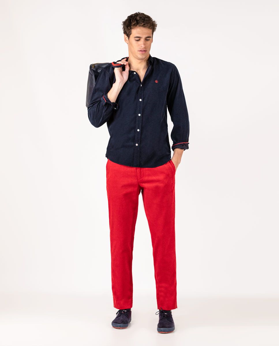 Pantalón Pana Rojo | El Ganso®