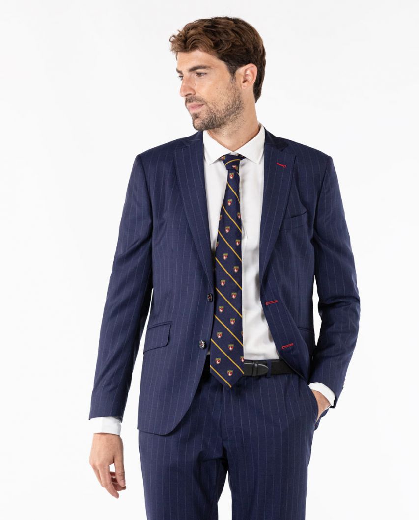 Plain Navy pinstripe Blazer Suit Separate