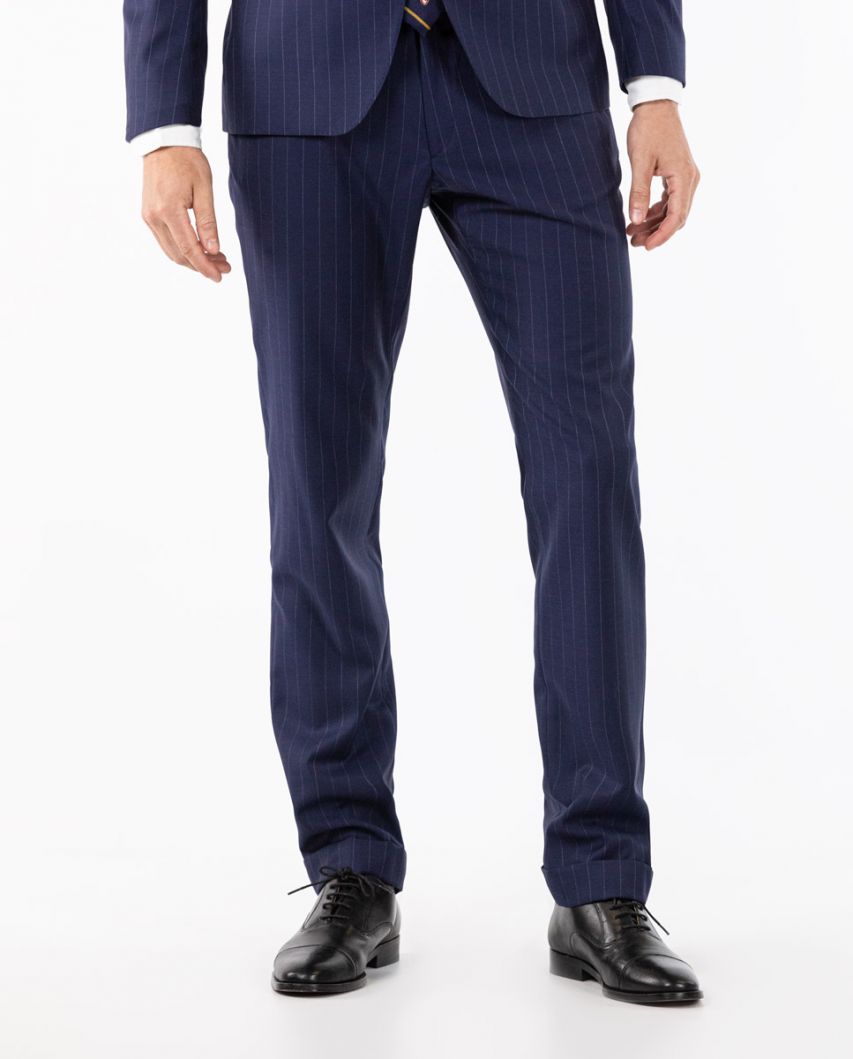 Navy Pinstripe Trouser Suit Separate