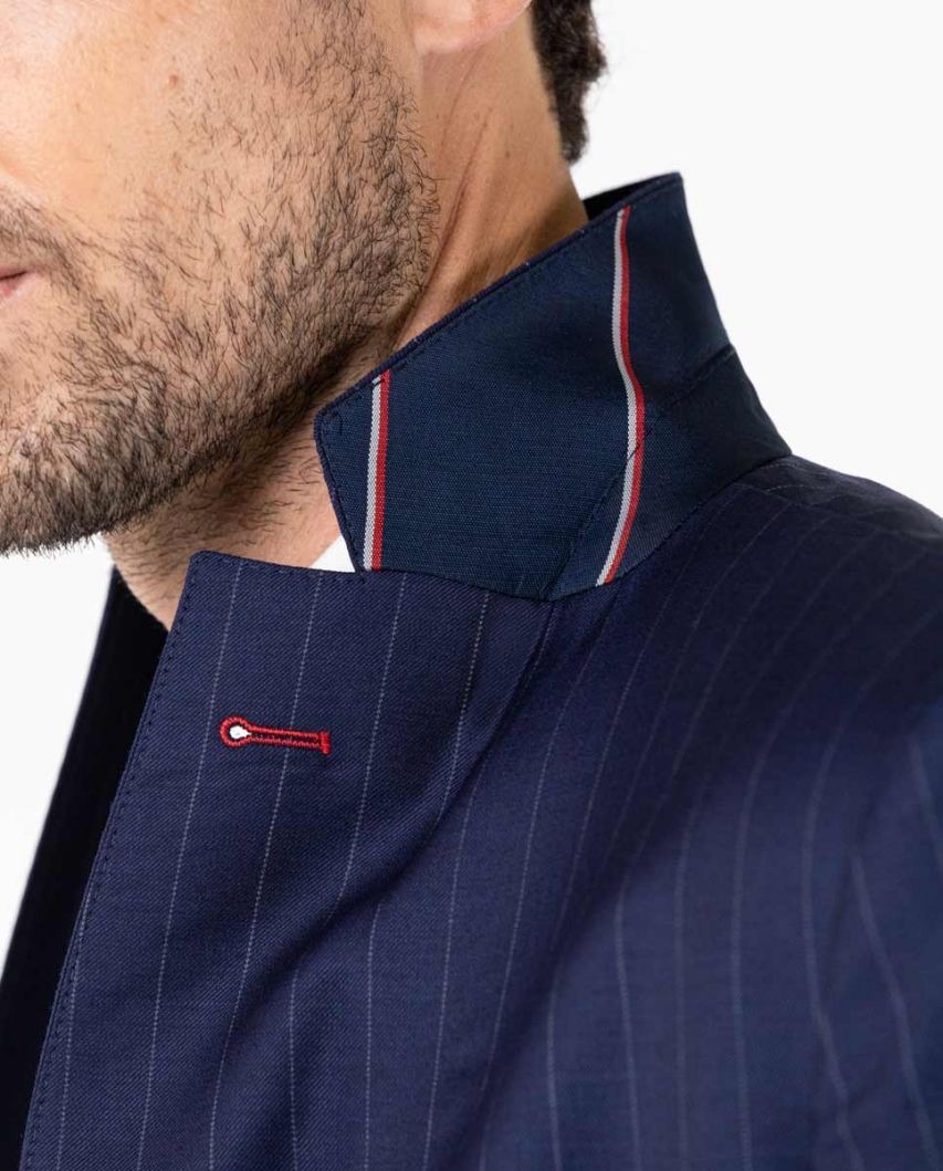 Plain Navy pinstripe Blazer Suit Separate